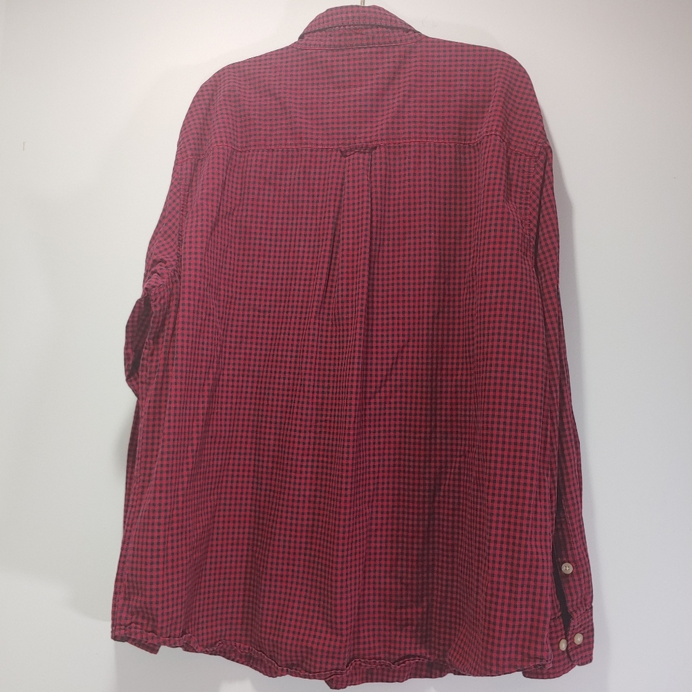 Woolrich Checked Pattern Button Down Shirt Red/ B… - image 5